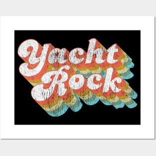 Vintage Fade Yacht Rock Party Boat Drinking product Posters and Art